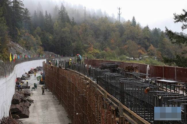 九寨沟景区灾后重建。网图