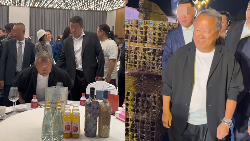 曾志偉現身飯局排場盡顯江湖地位  貼身保鑣護航拉櫈  獲最高級別招呼證地位超然