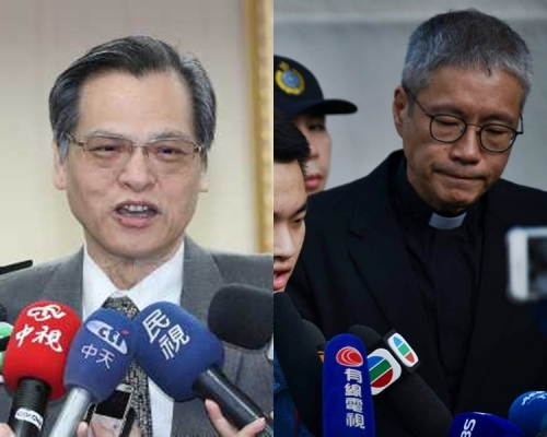 陳明通(左);管浩鳴(右)。 資料圖片