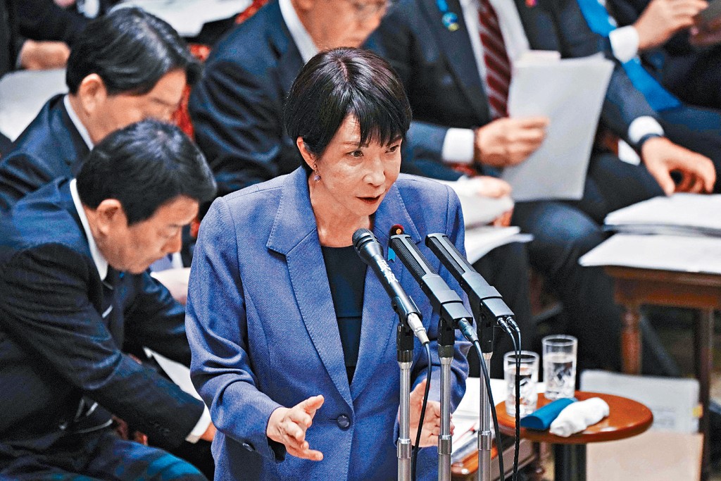 日本首相高市早苗上月發表「台灣有事」言論。