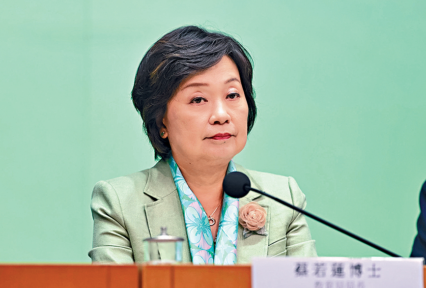蔡若蓮指,「城中學舍」計劃推出至今當局收到10多個申請,已批出數個,料增約2600個宿位。