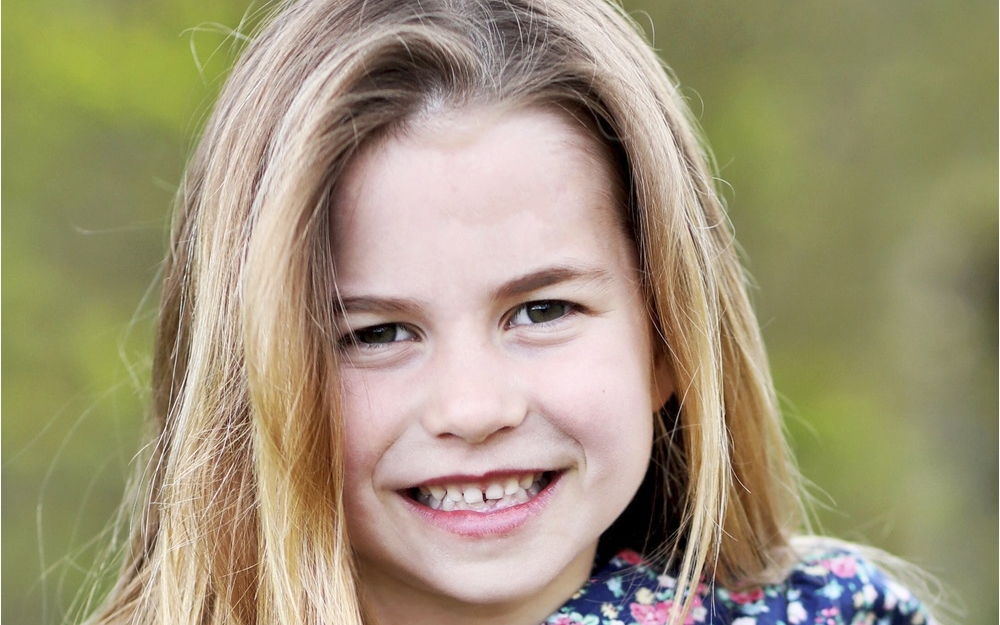 夏洛特公主6岁生日。AP