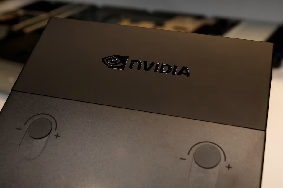 Nvidia市值月初突破3.36萬億美元，超越蘋果公司。路透社