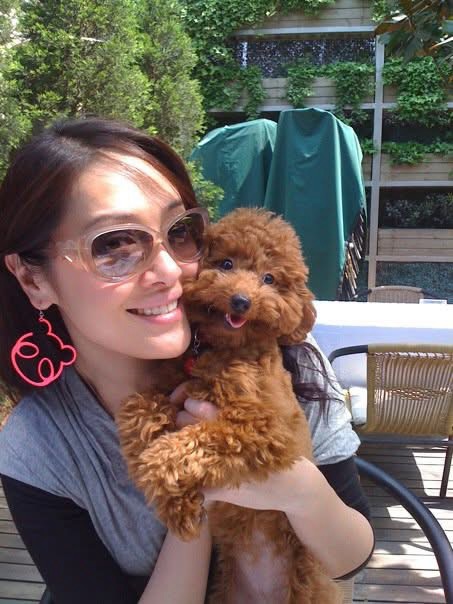 向海嵐的愛犬Chloe在17歲當日離世。