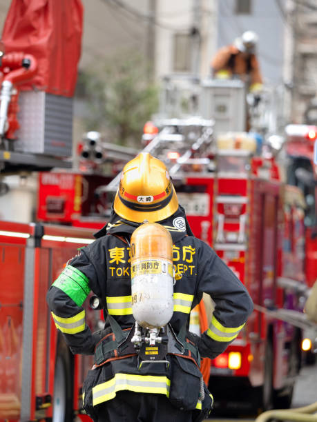 日本消防员讲求纪律。iStock图片