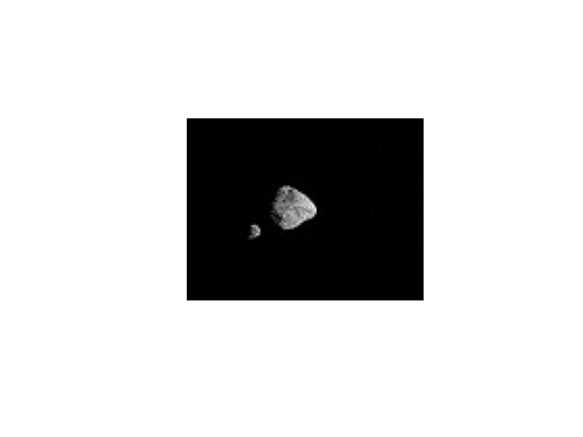 迷你月亮圍着小行星「丁基內什」轉。 NASA