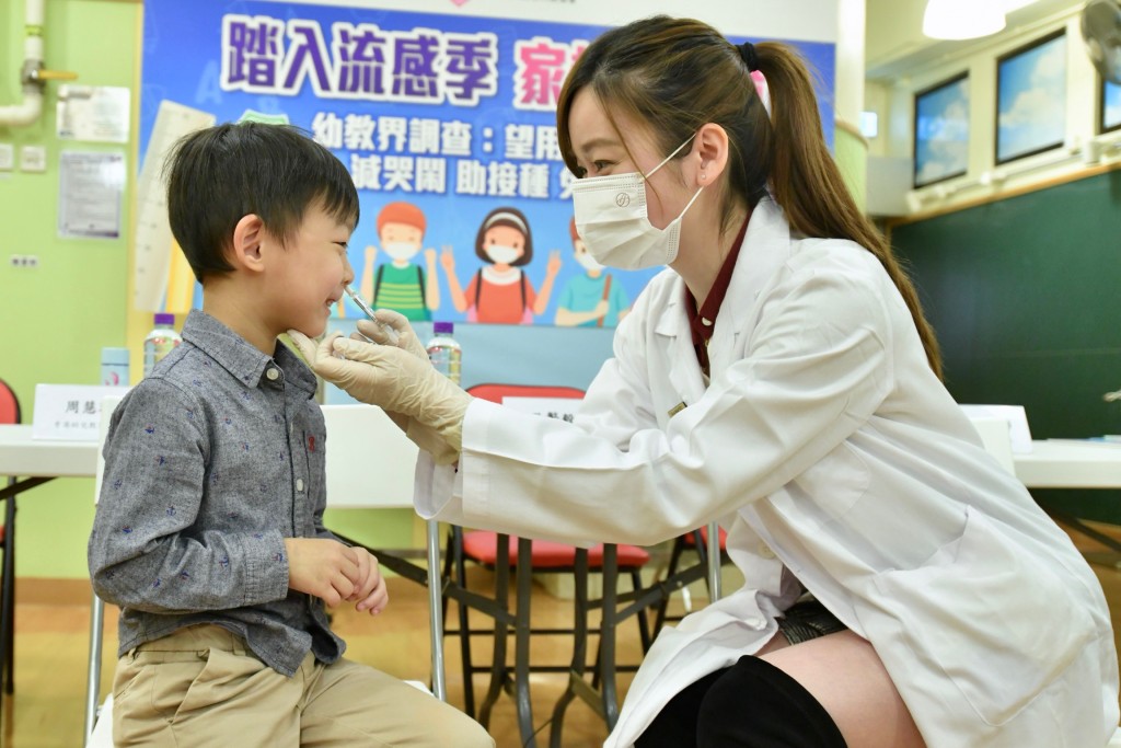 因新冠期間沒有流感爆發，防疫令兒童活動減少。資料圖片