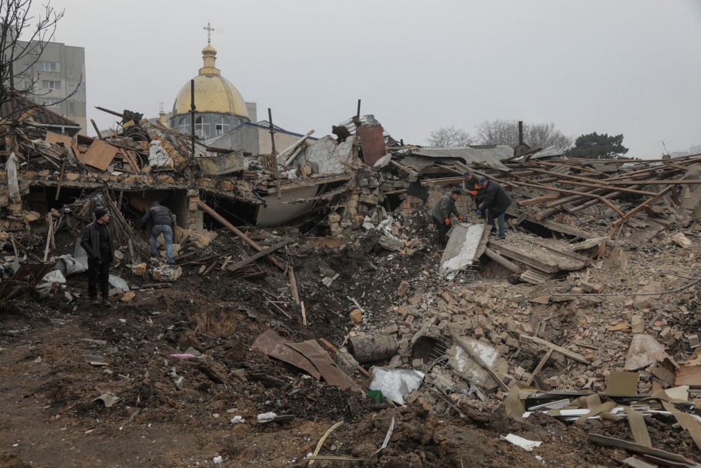 烏克蘭南部港口敖德薩在元日凌晨遭俄羅斯無人機攻擊。路透社