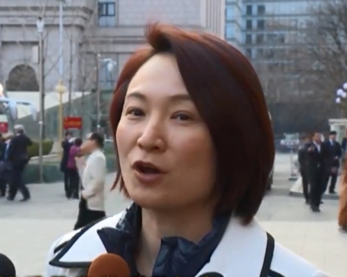 全國政協常委慧琼。無綫新聞截圖