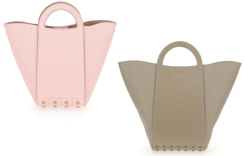 同步登場春夏手袋，以招牌豆豆裝飾的Shopping Tote Bag/大型號$12,600、小型號$9,900。