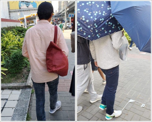 謝永靈（左）及吳日勤（右）。葉君怡攝
