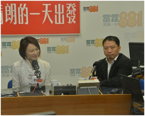 李慧琼和胡志偉。