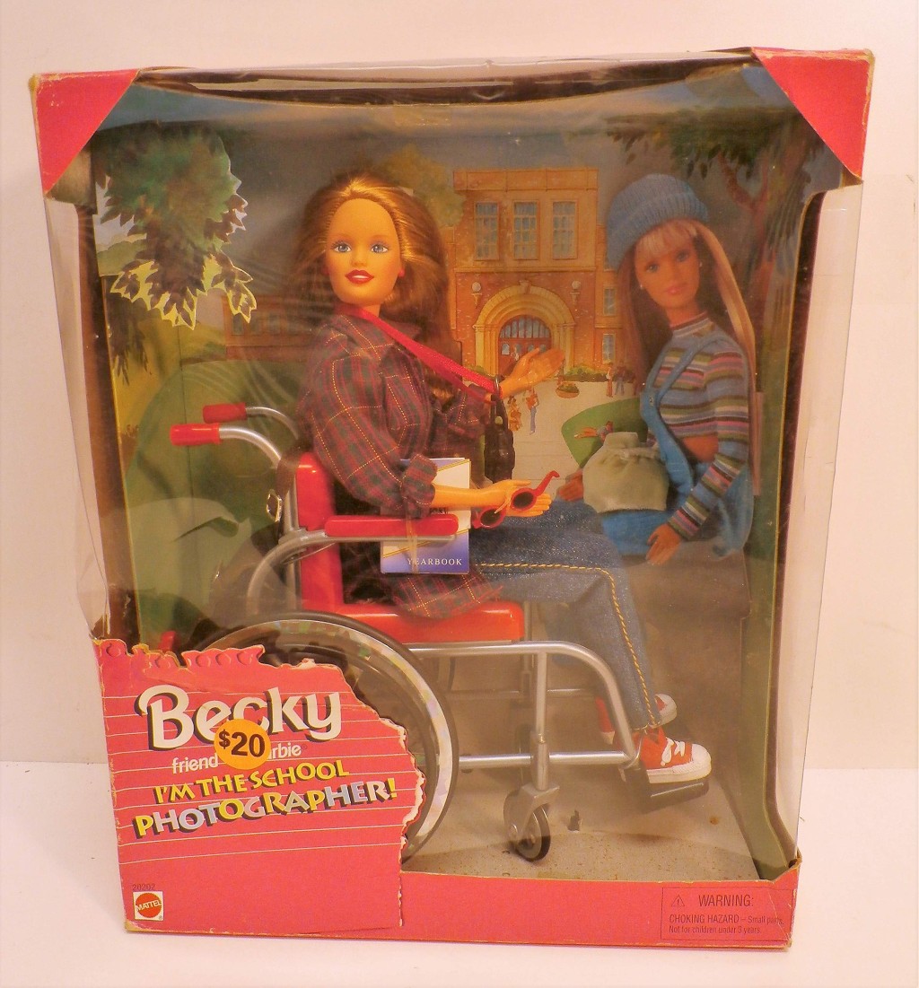 坐轮椅的芭比贝琪（Becky）（图片来源：eBay）