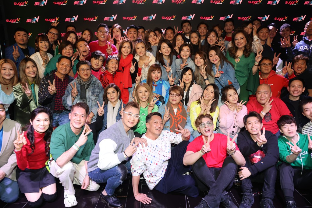 《中年好聲音2》謝師宴獲大批參賽者出席。