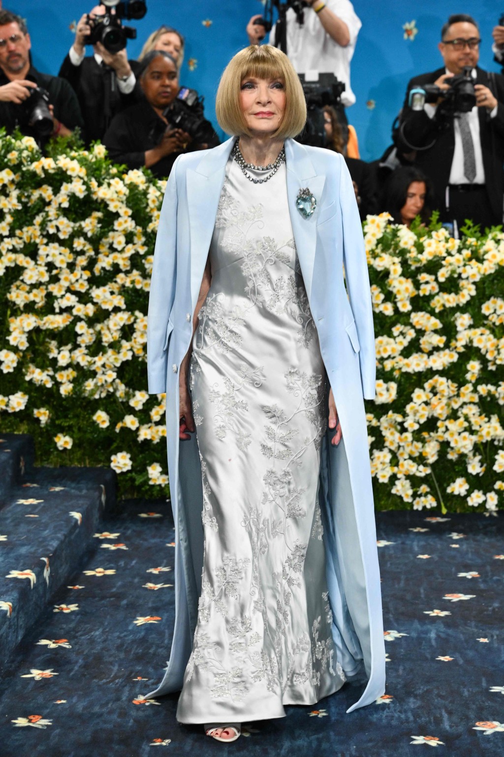 安娜温图掌舵《Vogue》37年。法新社 安娜温图掌舵《Vogue》37年。法新社