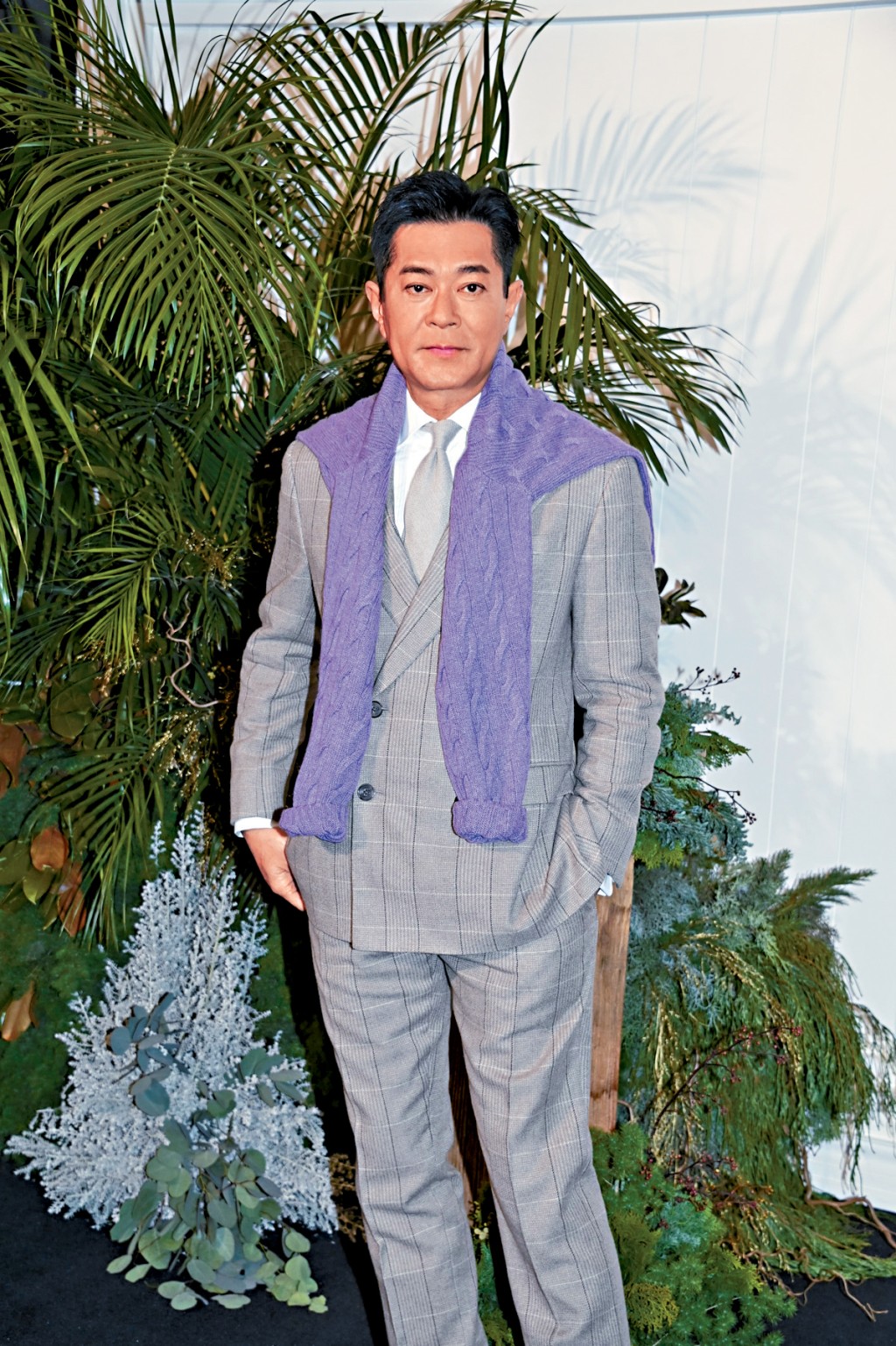 被問起宣萱晒神秘拖手相疑似官宣，古仔叫大家問番網民。