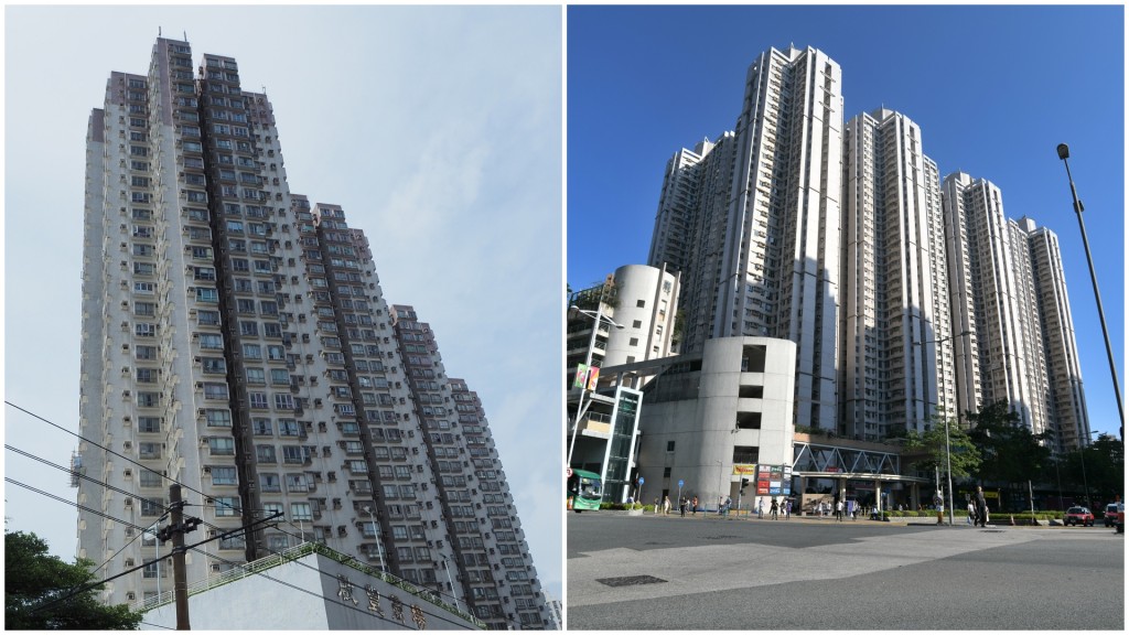 啟豐園(圖左)及寶盈花園污水樣本呈陽性。