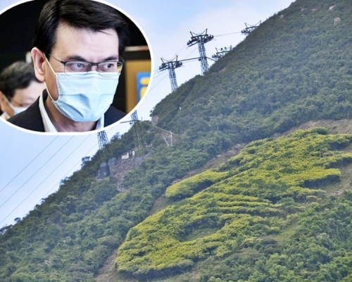 邱騰華(小圖)指港人對公園的感情並非基於賺錢與否,強調公園對香港有獨特性。