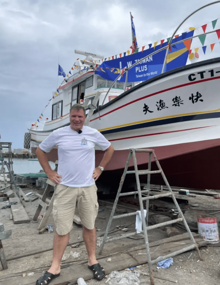 加拿大律師李豪到香港打拼又成為台灣漁民。 加拿大律師李豪到香港打拼又成為台灣漁民。