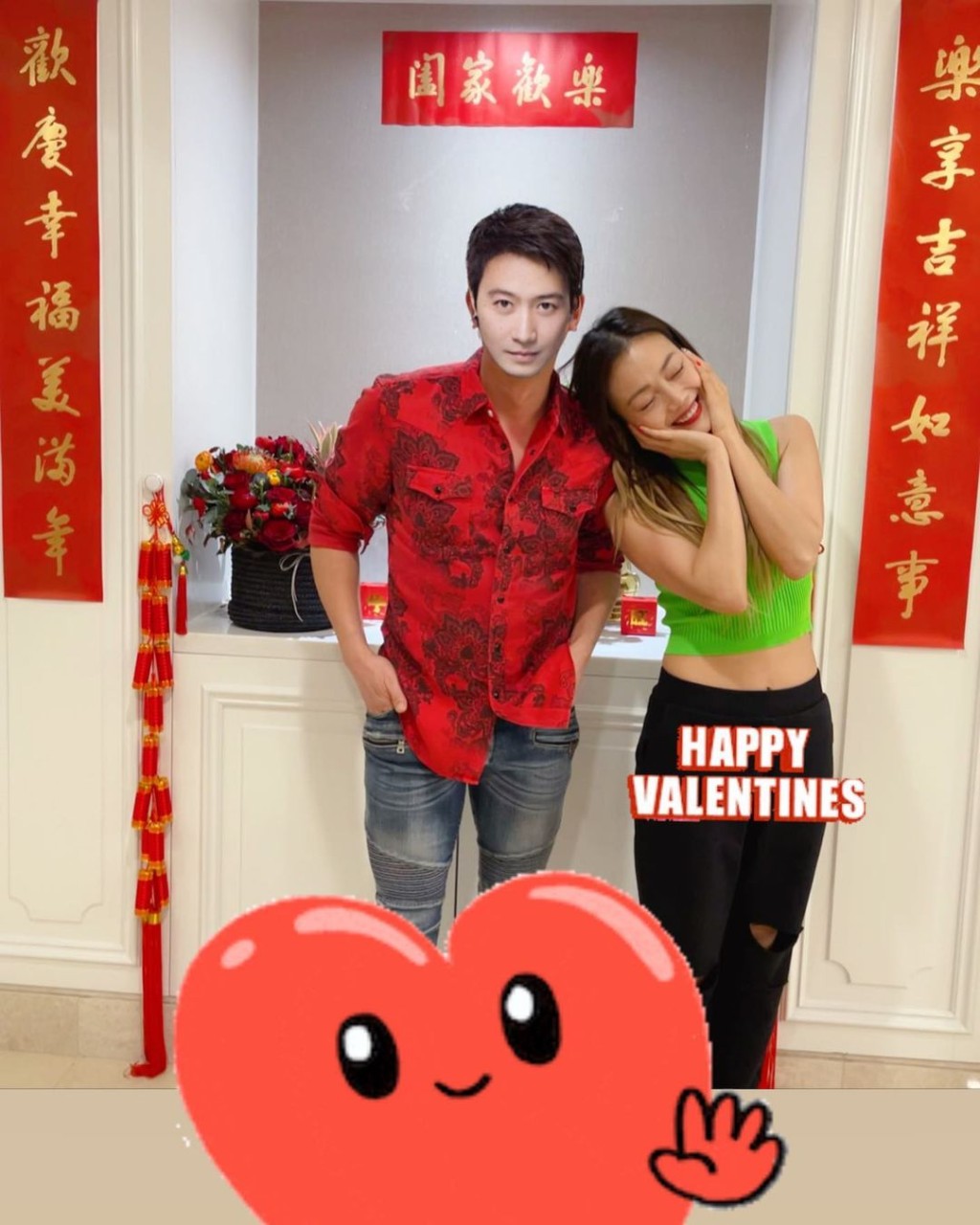 容祖兒的「帥男」P上黎明俊臉。