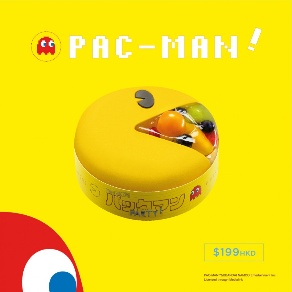 東海堂PAC-MAN!香芒鮮果水晶食鬼蛋糕。東海堂圖片