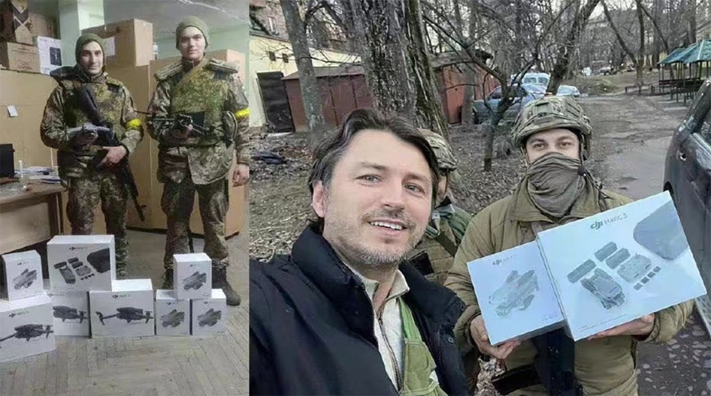 乌克兰军方公开他们大量使用DJI应战。