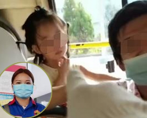 加油站女工騎電單車跟蹤，勇救被拐的3歲女童。
