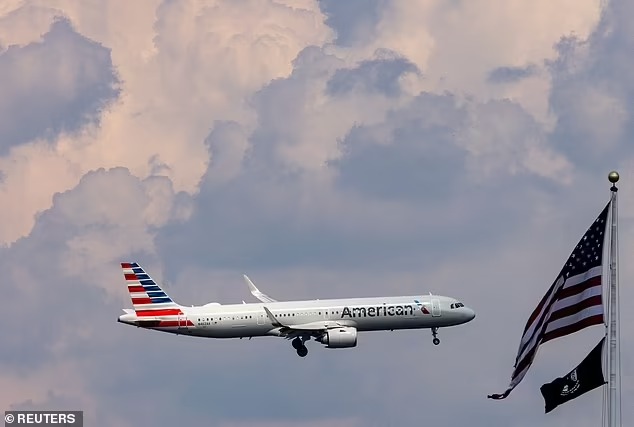 美国航空公司一架客机。美联社