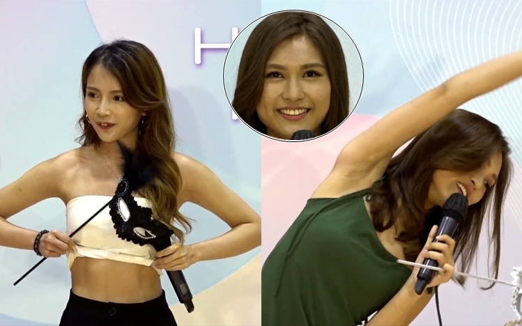 陳煦凝（Amber）與麥詩晴被分到同一組，前者應網友及主持要求，拉起上衣晒腹肌。麥詩晴被網民指「加拿大好黑」。