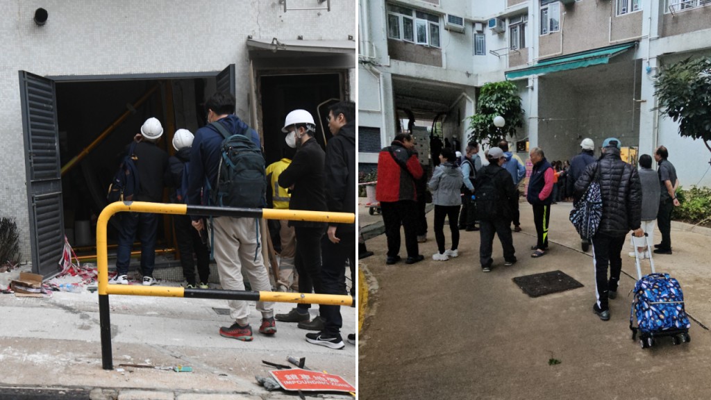 柴灣電錶房爆炸｜大廈停水電逾一日 街坊腳痛歸家難：你估我唔想返屋企咩