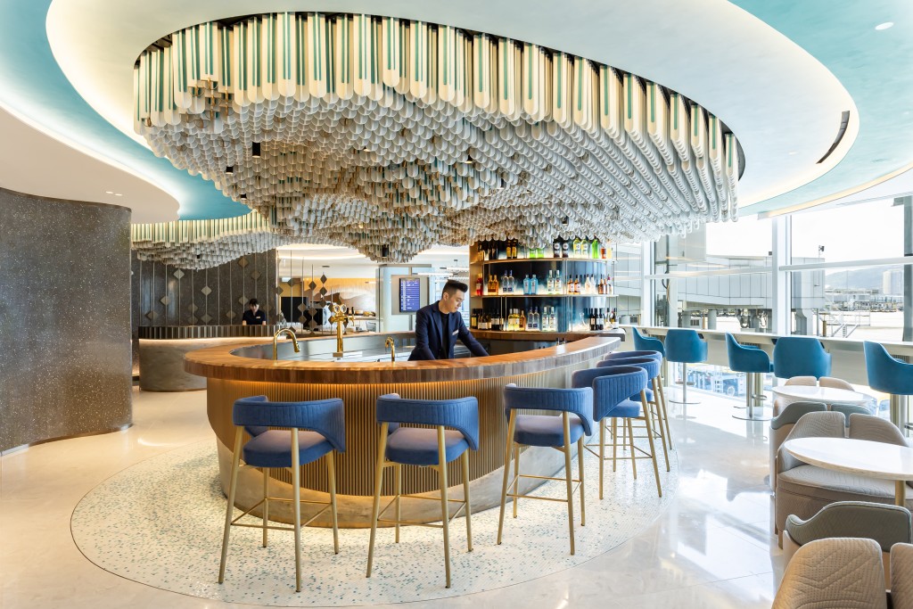 Collinson International同系公司營運的香港機場貴賓室Kyra Lounge,於去年開幕。 Collinson International同系公司營運的香港機場貴賓室Kyra Lounge,於去年開幕。