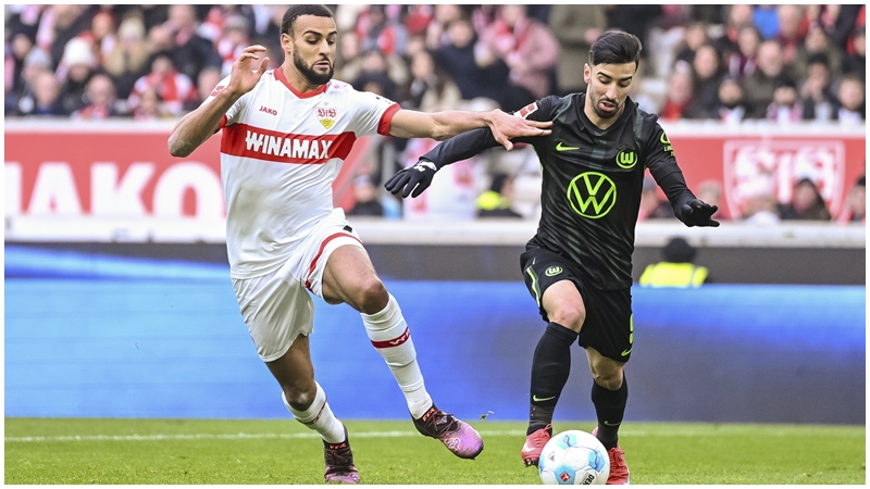 艾穆拉（右）德甲亦攻入６球。AP