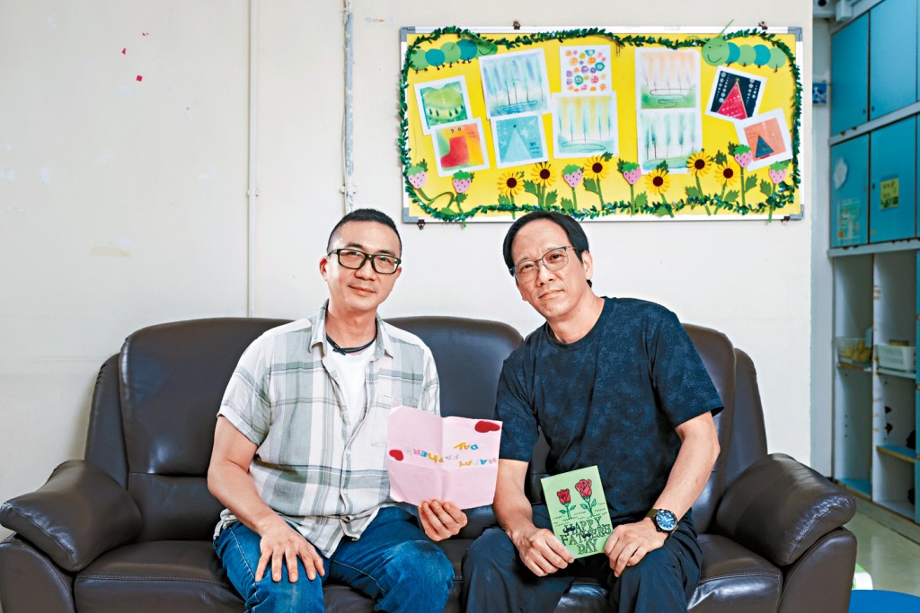 Sidney（左）和廖uncle（右）認為，若有意加入寄養家庭或兒童之家，最重要是有耐性、真心喜歡小朋友。