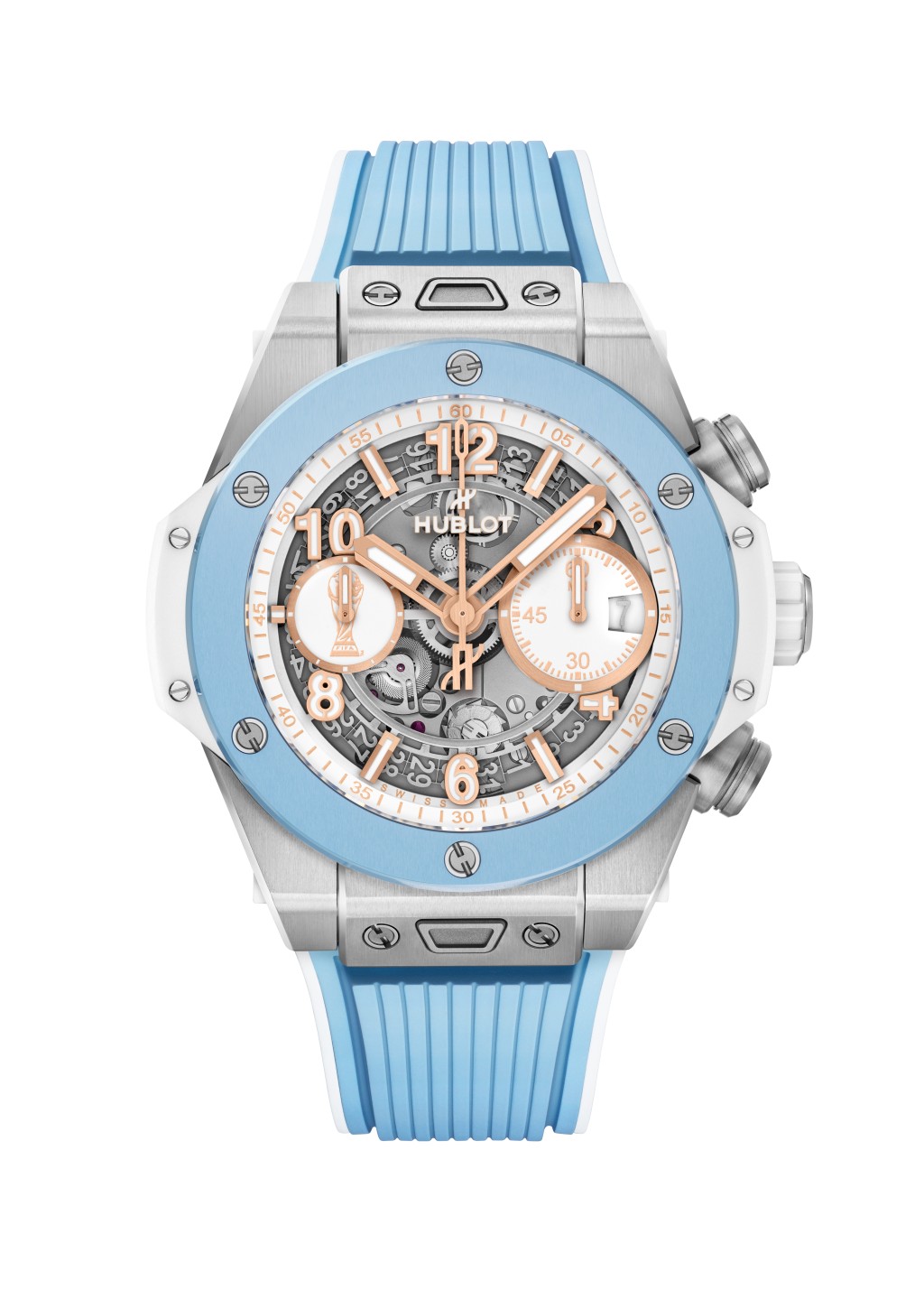 HublotBig Bang Unico AFA，表壳：42mm钛金属 /机芯：HUB1280 Unico自动/ 限量：25枚（钛金属）/ 售价：待询。