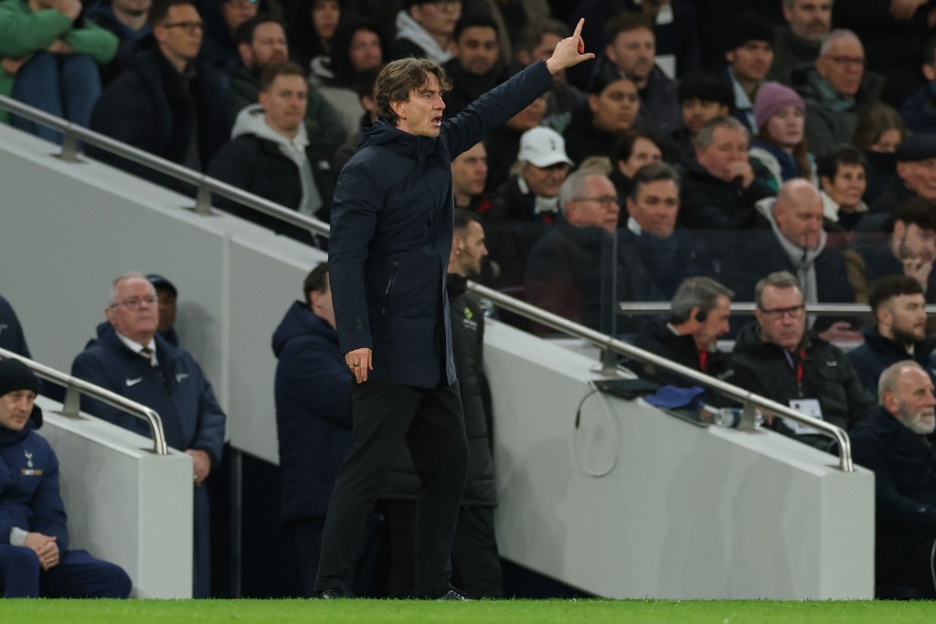 熱刺主帥湯馬士法蘭。美聯社