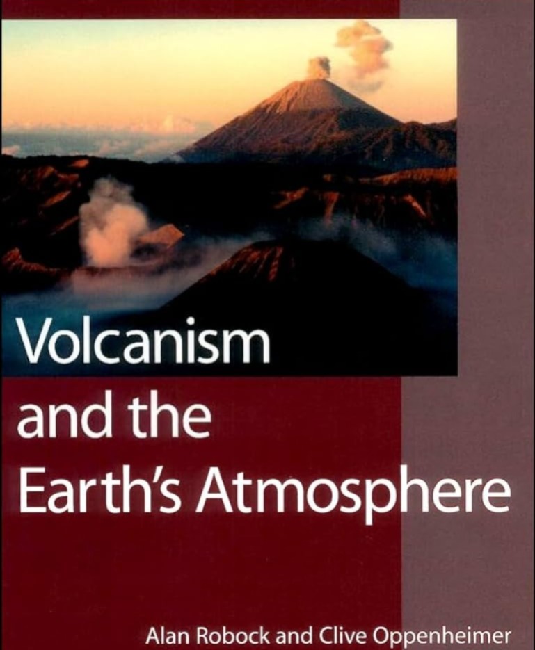 羅伯克教授一本有關火山與地球氣候的著作。網圖
