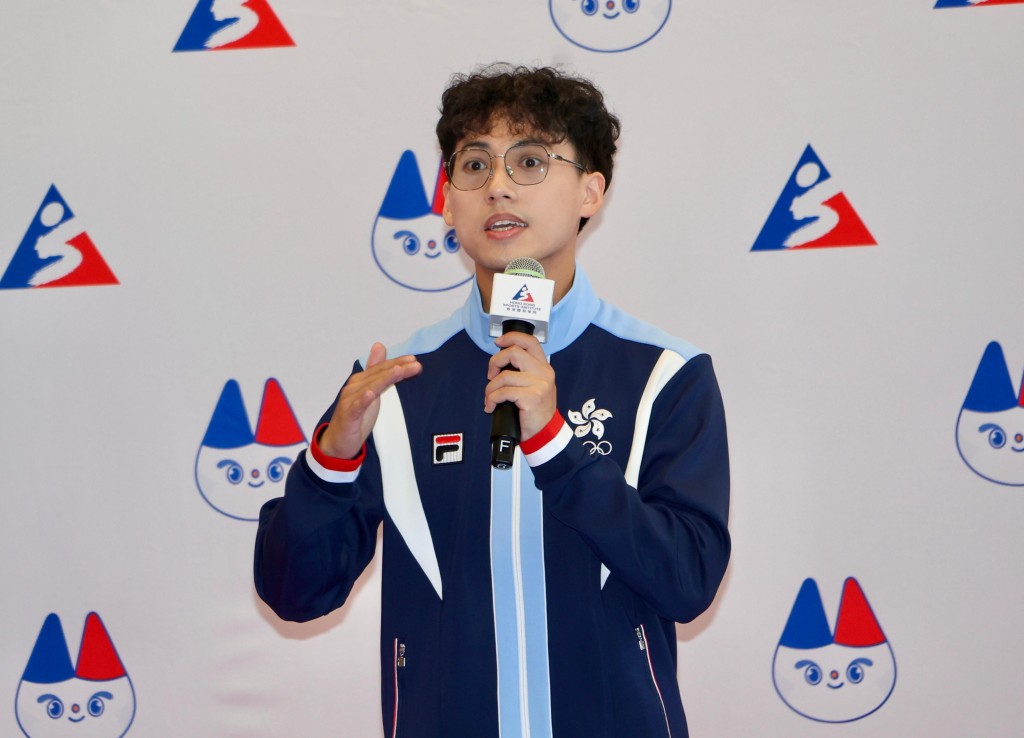 上屆因傷無緣亞運的呂靖楠，今屆首次代表香港出戰亞運的男子個人品勢項目。徐嘉華攝
