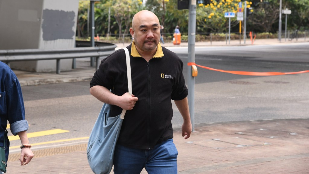 龐一鳴承認控罪。何健勇攝