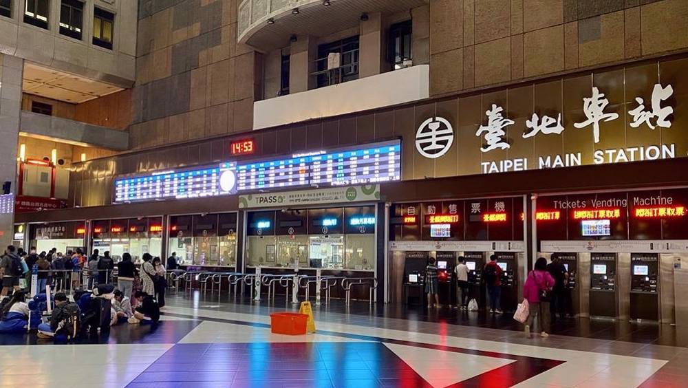 台北車站。 中時