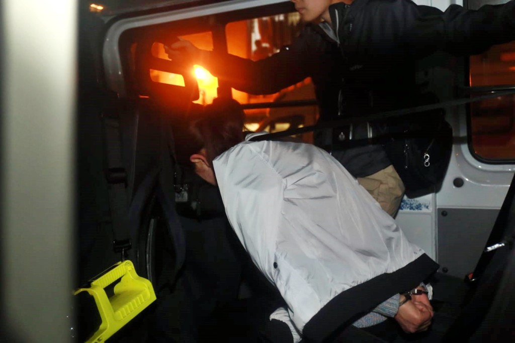 涉案女子被捕。徐裕民攝