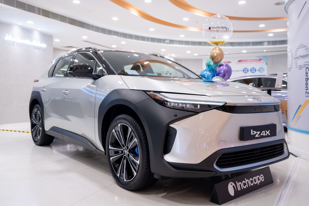 英之傑「Inchcape EV Centre」純電車系旗艦店開幕：顧客購買精選型號電動車享開幕禮遇，其中豐田bZ4X指定顏色車型只售$299,460（原價$349,580），限量6部。