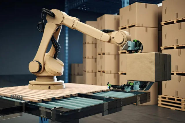 不少工厂引入人工智能机械人，提升工作效率。网上图片