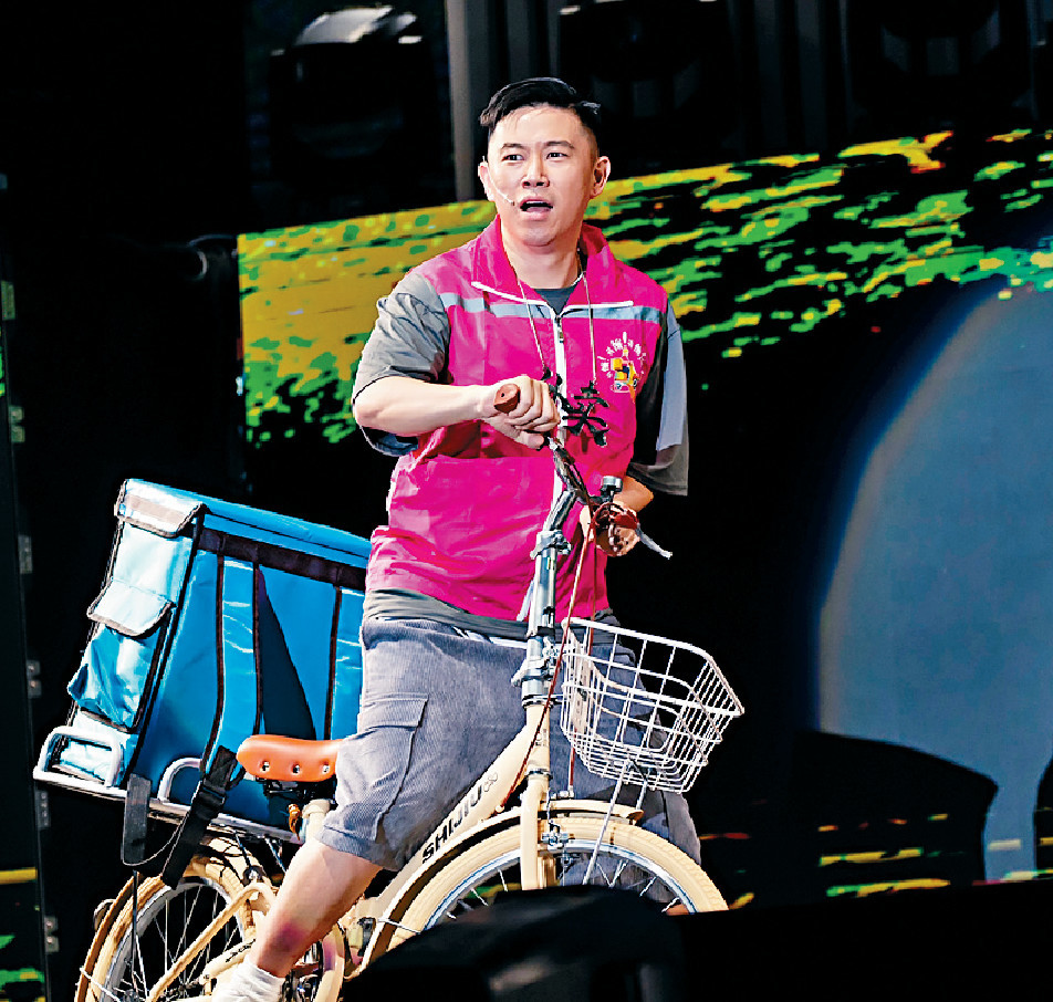 ■MC Jin在廣州為巡唱展開序幕。 ■MC Jin在廣州為巡唱展開序幕。