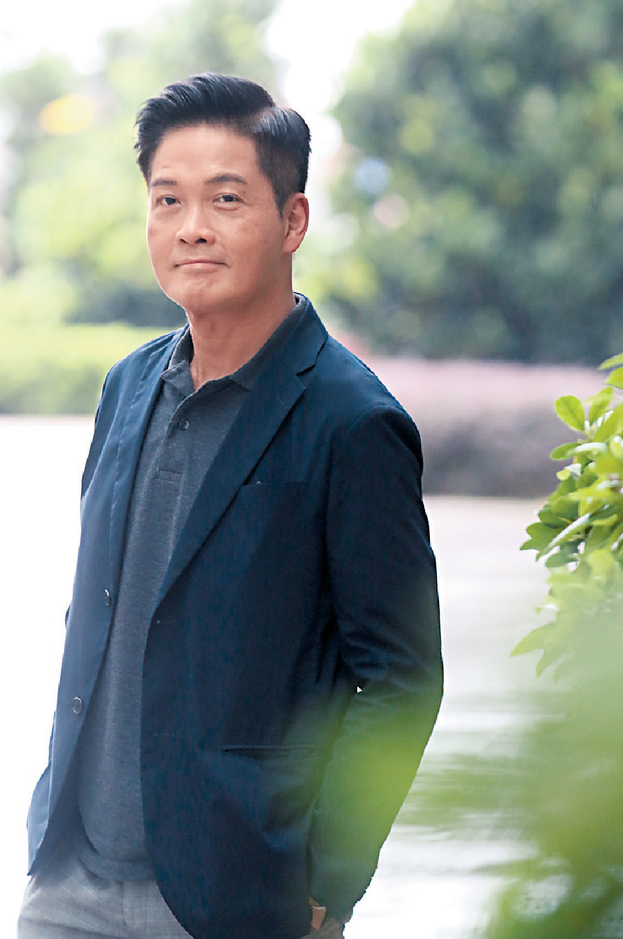 ■54歲仲keep得好好的啟泰，難怪成為不少健康食品代言人。
