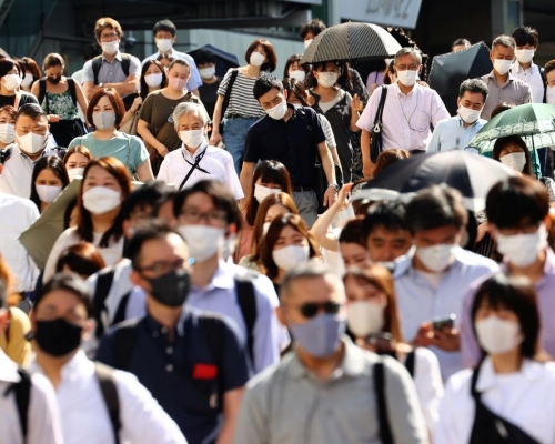 日本最近一周單日新症不足100宗。路透社資料圖片
