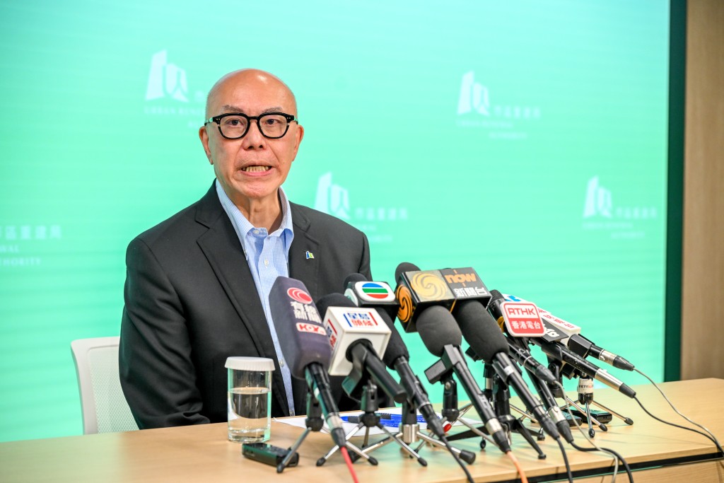 市建局行政總監蔡宏興。劉駿軒攝 市建局行政總監蔡宏興。劉駿軒攝