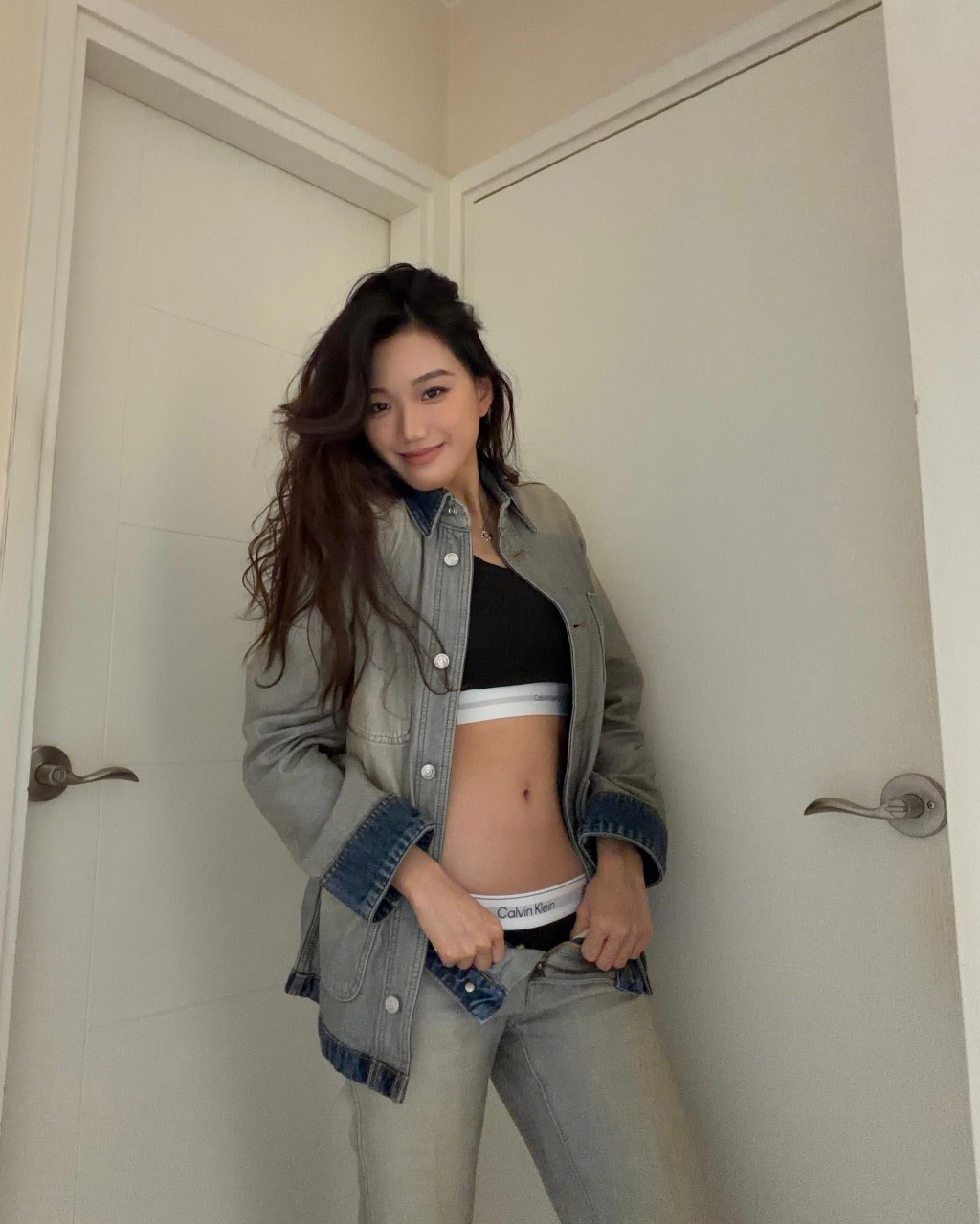 Carina大騷好身材。