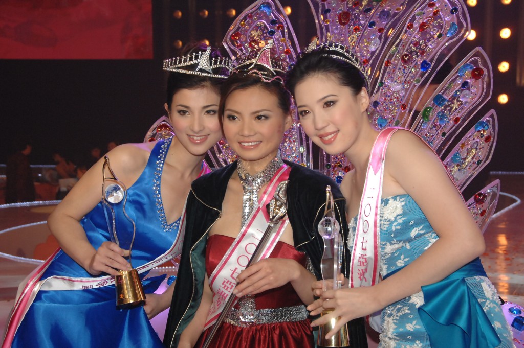 張珮汶（中）是2007年亞姐冠軍。