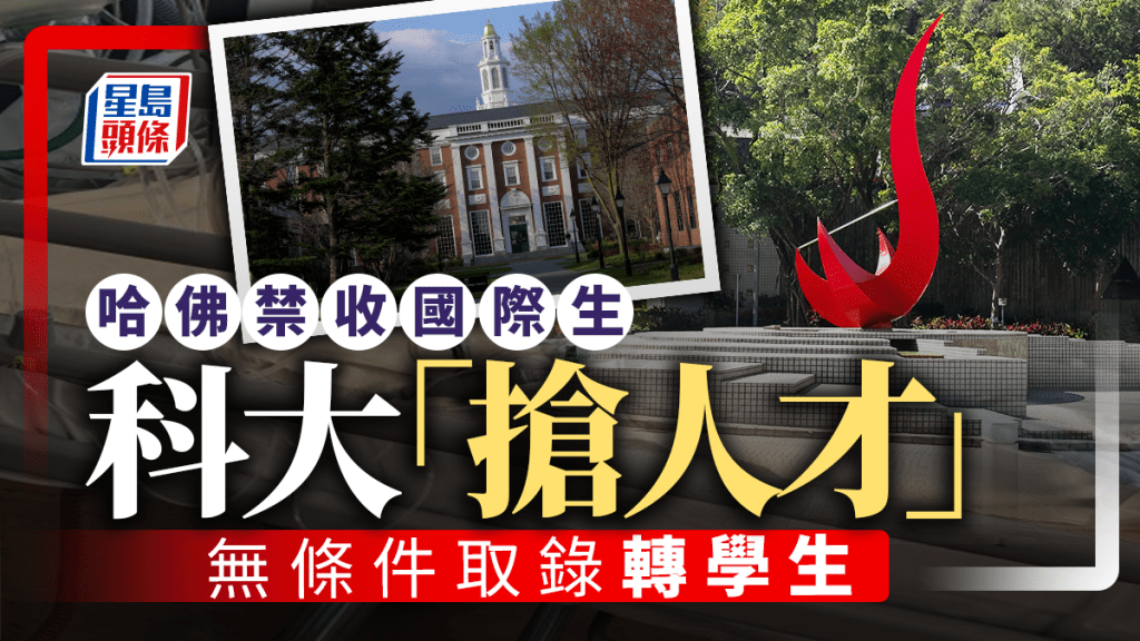 哈佛禁收國際生│科大發公開邀請 願無條件取錄轉學學生 大學已成立專責團隊跟進