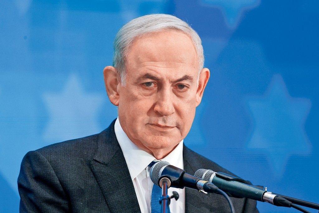 以色列總理內塔尼亞胡。